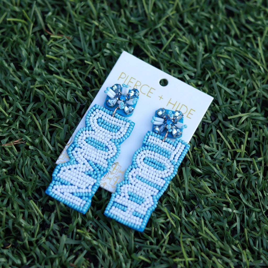 Carolina Blue + White